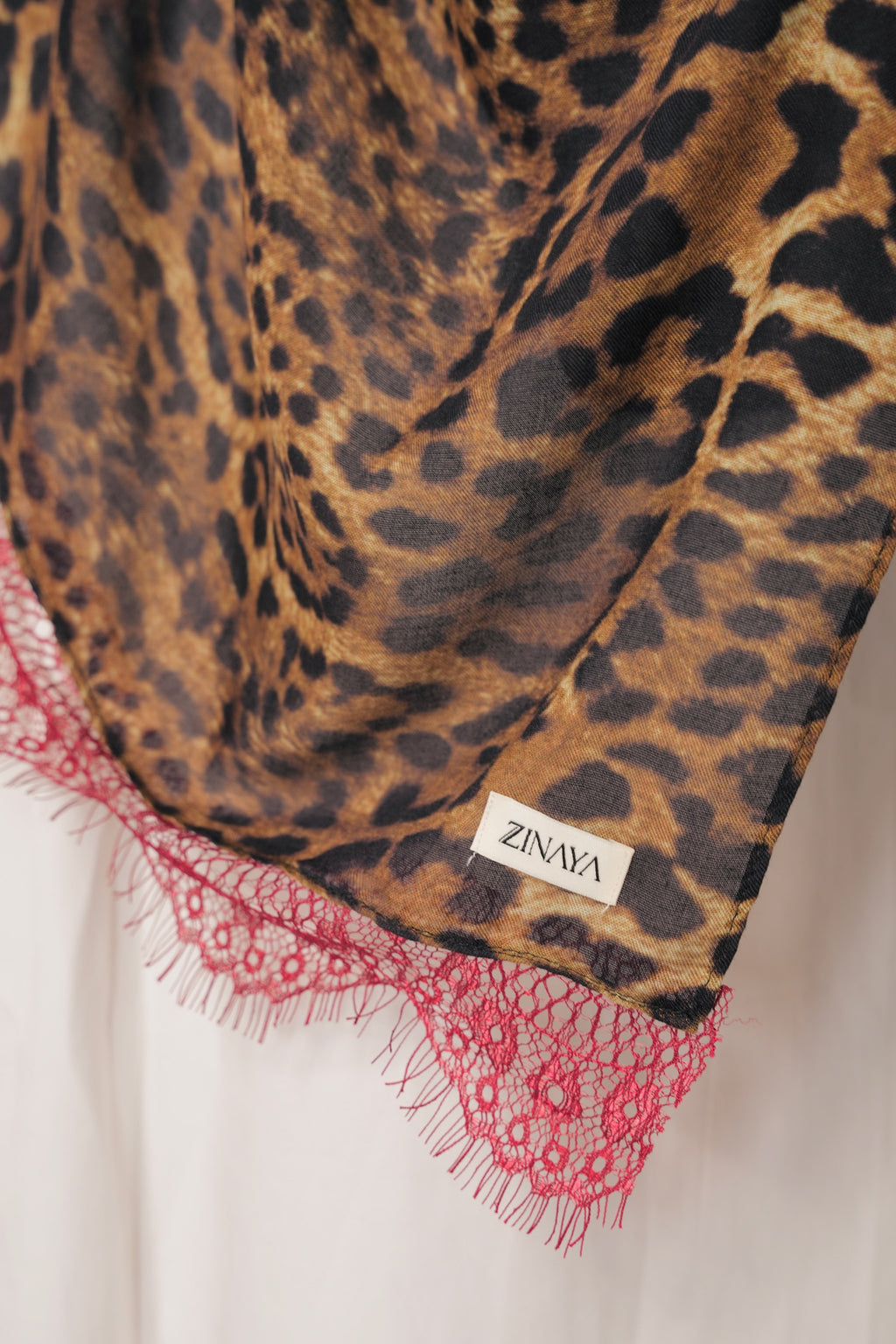 The Leopard Lace - Burgundy