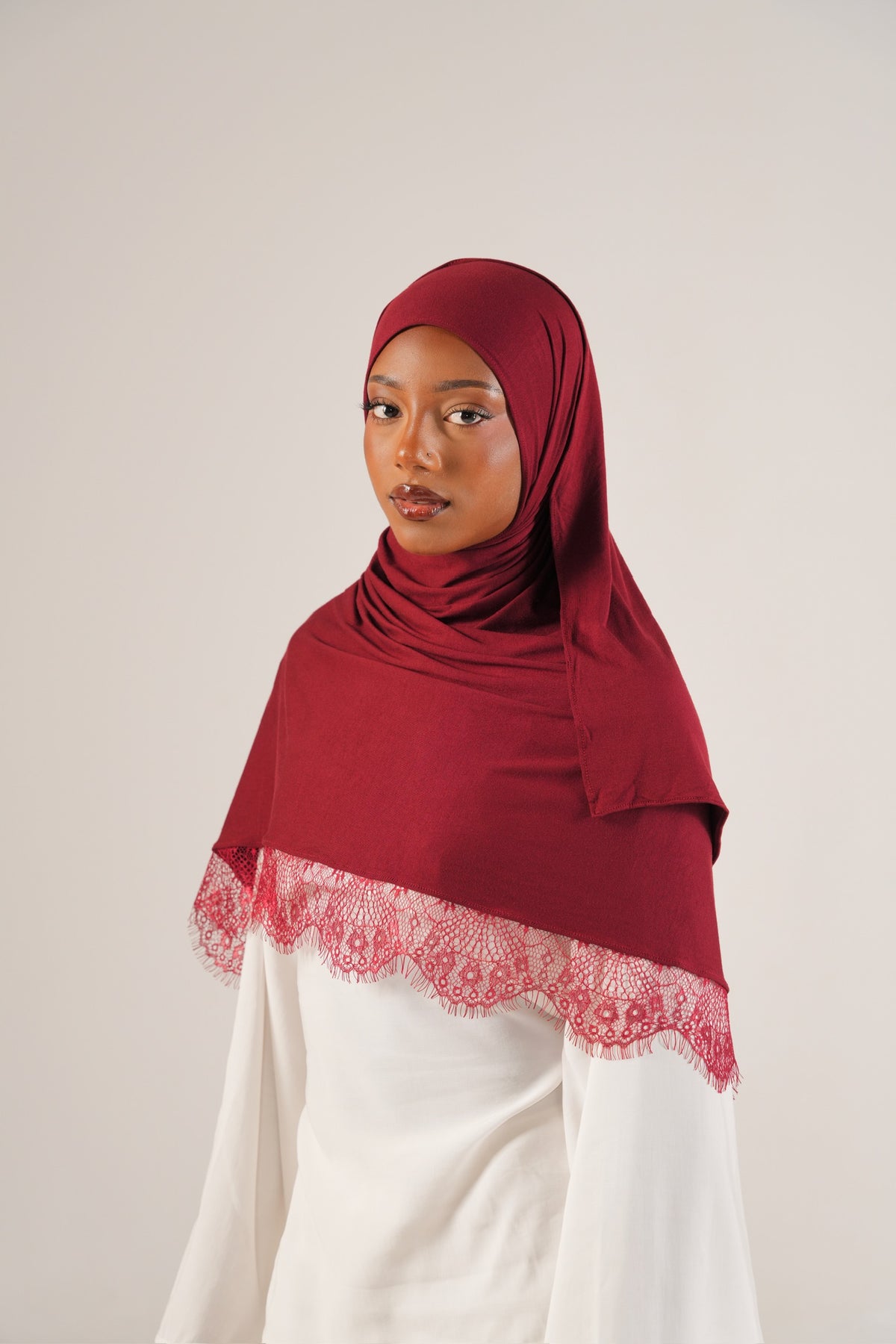 Lace Dark Burgundy