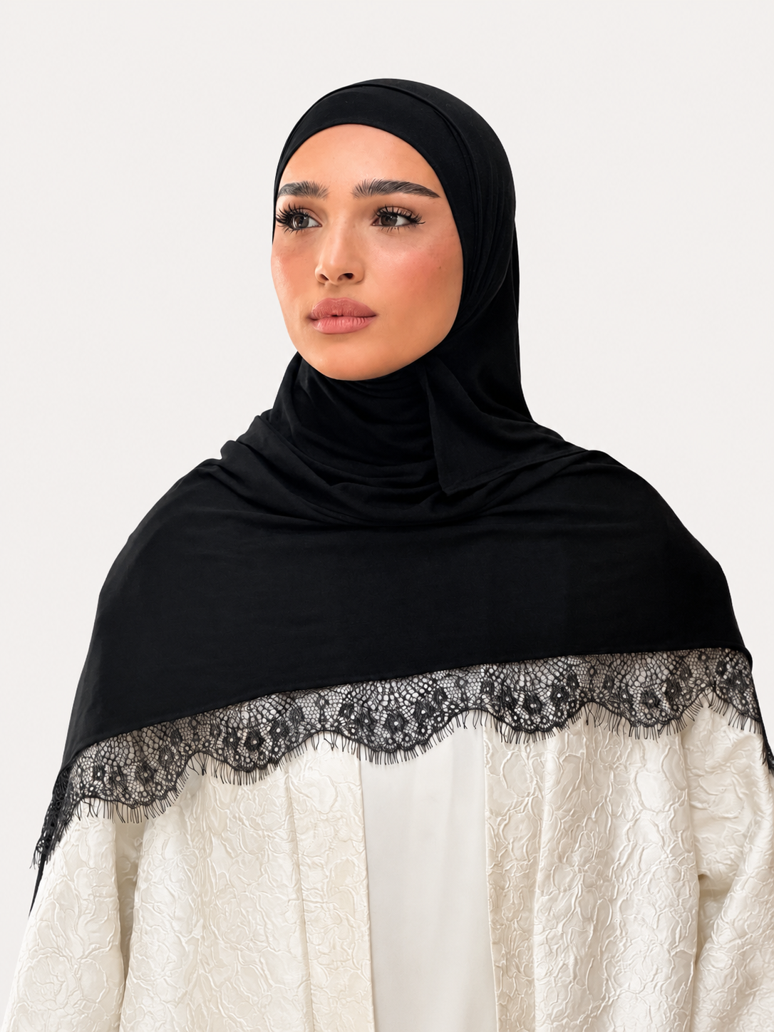 Dentelle hijab