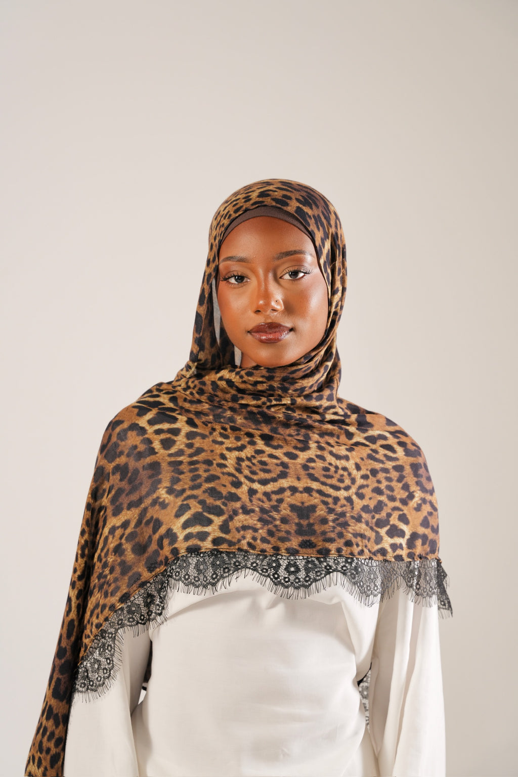 The Leopard Lace - Black